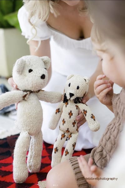 girl with ditsy bear