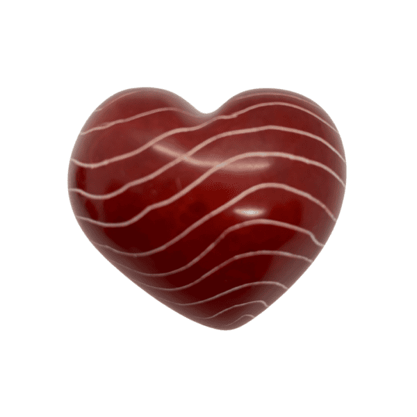 Hand-carved Kisii Stone heart - Image 6