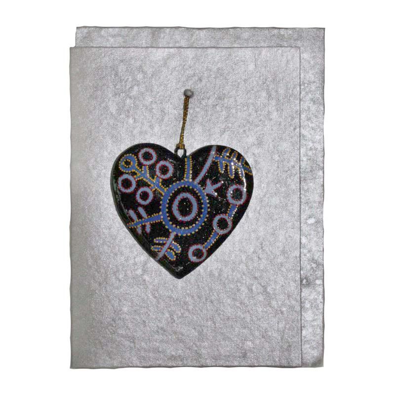 Silver Heart Card - THU607