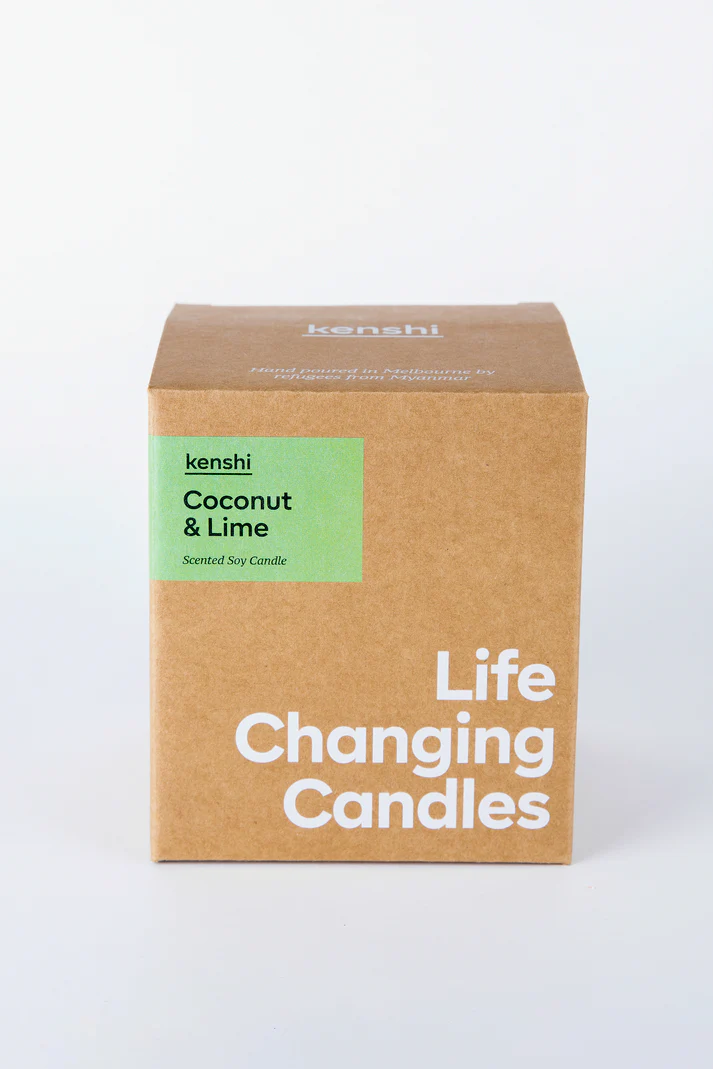 Medium Kenshi Candle - Coconut & Lime 220g - Image 6