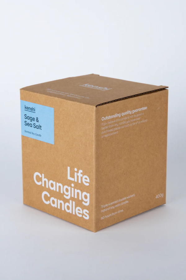 Medium Kenshi Candle – Sage & Seasalt 220g