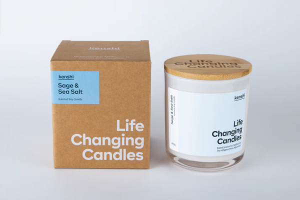 Medium Kenshi Candle – Sage & Seasalt 220g